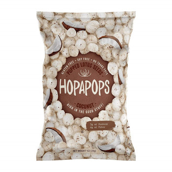 Hopapops - Pop Lotus Seed Coconut - Case of 12 - 2.3 OZ Hopapops - Pop Lotus Seed Coconut - Case of 12 - 2.3 OZ