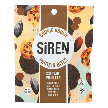 Siren - Protein Bites Cookie Dough - Case of 10 - 48 GRM Siren - Protein Bites Cookie Dough - Case of 10 - 48 GRM