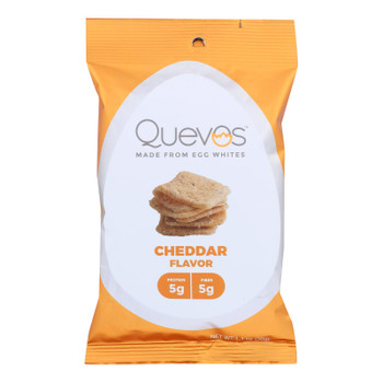 Quevos - Egg Wht Chip Cheddar - Case of 12 - 1.1 OZ