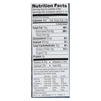 Sejoyia Snackable Cashew Cookies - Case of 6 - 3.5 OZ Sejoyia Snackable Cashew Cookies - Case of 6 - 3.5 OZ