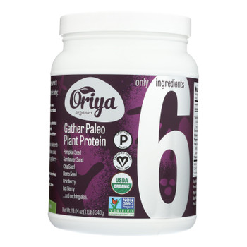 Oriya Organics - Protein Plnt Paleo - 19.04 OZ Oriya Organics - Protein Plnt Paleo - 19.04 OZ