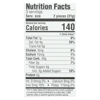 Lundberg Family Farms - Stackers Dk Chic Mcha - Case of 6 - 3.3 OZ