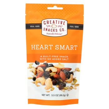 Creative Snacks Co. Heart Smart Nut Mix  - Case of 6 - 3.5 OZ