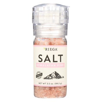 Riega Himalayan Pink Salt Grinder  - Case of 4 - 3.5 OZ