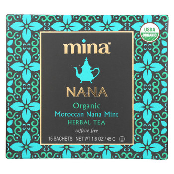 Mina - Mint Tea Moroccan Nana - Case of 6 - 15 CT Mina - Mint Tea Moroccan Nana - Case of 6 - 15 CT