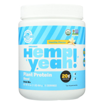 Manitoba Harvest Vanilla Flavor Organic Plant Protein Blend Drink Mix - 1 Each - 16 OZ