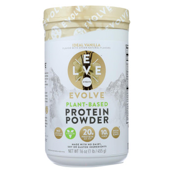 Evolve Real Plant-Powered Ideal Vanilla Protein Powder  - 1 Each - 16 OZ