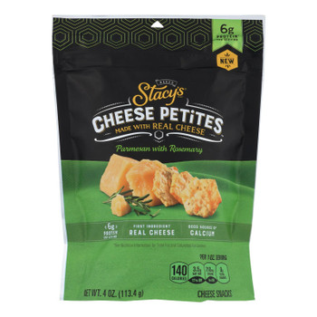 Stacy's Pita Chips - Chs Petites Parm Rsmry - Case of 5 - 4 OZ Stacy's Pita Chips - Chs Petites Parm Rsmry - Case of 5 - 4 OZ