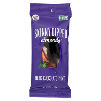 Skinny Dipped Almonds - Dip Almonds Mint - Case of 10 - 1.50 OZ