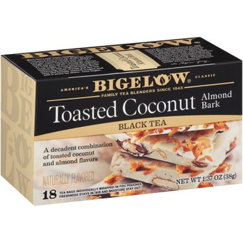 Bigelow Tea - Tea Toasted Coconut Almond - Case of 6 - 18 BAG