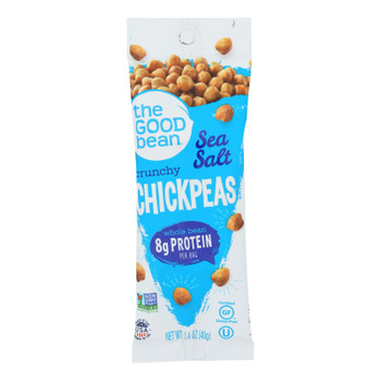 The Good Bean - Chickpea Snack Sea Salt - Case of 10 - 1.4 OZ