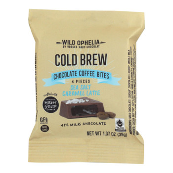 Wild Ophelia Cold Brew Chocolate Coffee Bites - Case of 12 - 1.37 OZ Wild Ophelia Cold Brew Chocolate Coffee Bites - Case of 12 - 1.37 OZ