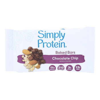 Simply Protein - Smply Protein Bar Cchip Single - Case of 8 - 1.76 OZ