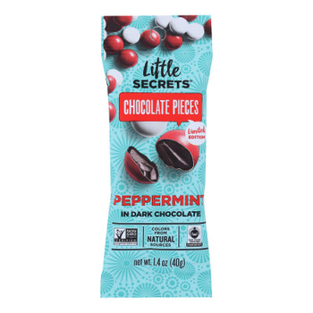 Little Secrets - Candies Dark Chocolate Pprmnt Pc - Case of 12 - 1.4 OZ