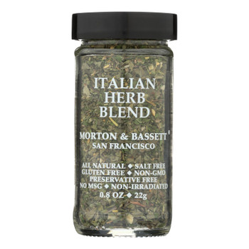 Morton And Bassett Italian Herb Blend - Case of 3 - .8 OZ