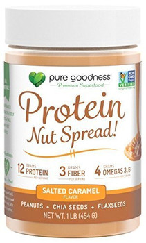 Pure Goodness - Prot Nut Sprd Salted Caraml - 1 Each - 16 OZ