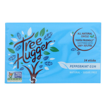 Tree Hugger - Gum Peppermint Xylitol - Case of 12 - 14 CT