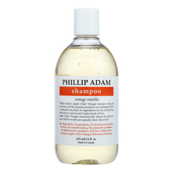 Phillip Adam - Shampoo Orange Vanilla - 1 Each - 12 FZ Phillip Adam - Shampoo Orange Vanilla - 1 Each - 12 FZ