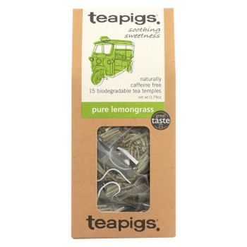 Teapigs Pure Lemmongrass Soothing Sweetness Tea  - Case of 6 - 15 CT