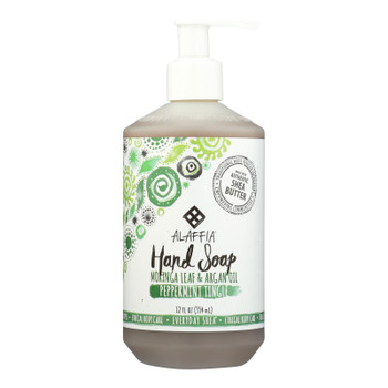 Alaffia Everyday Shea Hand Soap Peppermint Tingle  - 1 Each - 12 FZ Alaffia Everyday Shea Hand Soap Peppermint Tingle  - 1 Each - 12 FZ