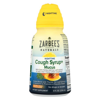 Zarbee's - Cough&mucus Syrup Nightime - 8 FZ Zarbee's - Cough&mucus Syrup Nightime - 8 FZ