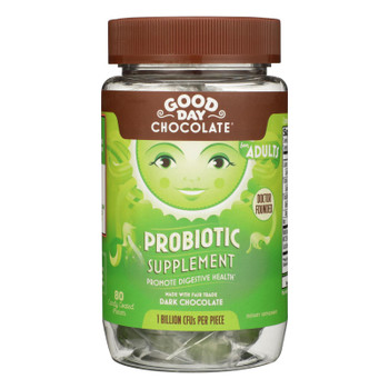 Good Day Chocolate - Chocolate Supp Probiotic - 1 Each - 80 CT Good Day Chocolate - Chocolate Supp Probiotic - 1 Each - 80 CT