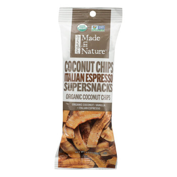 Made In Nature - Coconut Chips Itln Esspres - Case of 10 - 1 OZ