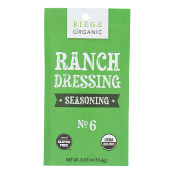 Riega Foods - Seasoning Ranch - Case of 8 - 0.55 OZ Riega Foods - Seasoning Ranch - Case of 8 - 0.55 OZ