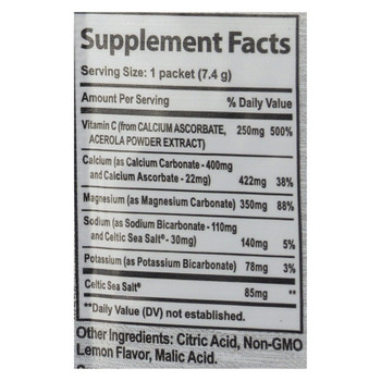 Selina Naturally Electrolyve Natural Lemon Electrolyte Replenishment Drink Mix  - Case of 30 - .27 OZ Selina Naturally Electrolyve Natural Lemon Electrolyte Replenishment Drink Mix  - Case of 30 - .27 OZ