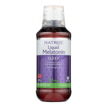 Natrol - Melatonin Liquid 2.5mg - 8 FZ Natrol - Melatonin Liquid 2.5mg - 8 FZ