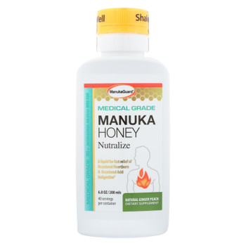 Manukaguard - Nutralize Ginger Peach - 1 Each - 7 FZ Manukaguard - Nutralize Ginger Peach - 1 Each - 7 FZ