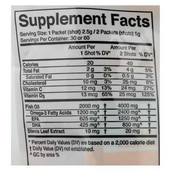 The Coromega Company - Max Omega 3 Citrus Burst - 1 Each - 60 CT The Coromega Company - Max Omega 3 Citrus Burst - 1 Each - 60 CT