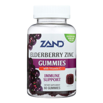 Zand - Gummies Elderberry Zinc - 1 Each - 60 CT Zand - Gummies Elderberry Zinc - 1 Each - 60 CT