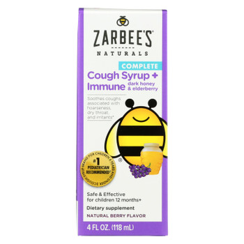 Zarbee's - Cough Syrup Day Immu Eldr - 1 Each - 4 FZ