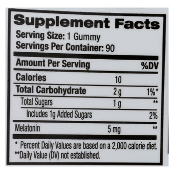 Natrol - Melatonin Gummies 5 Mg - 1 Each - 90 CT Natrol - Melatonin Gummies 5 Mg - 1 Each - 90 CT