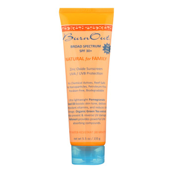 Burn Out - Sunscreen Nat4famly Spf30 - 1 Each - 5.5 OZ Burn Out - Sunscreen Nat4famly Spf30 - 1 Each - 5.5 OZ