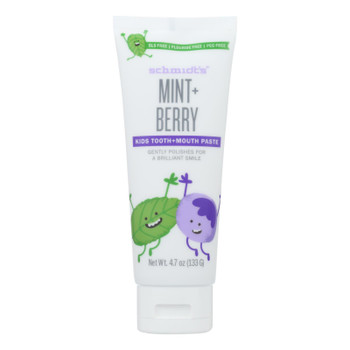 Schmidt's - Toothpaste Mint Berry Kids - 1 Each - 4.7 OZ Schmidt's - Toothpaste Mint Berry Kids - 1 Each - 4.7 OZ