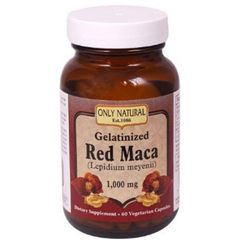 Only Natural - Red Maca Gelatinized - 1 Each - 60 VCAP