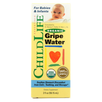 Childlife Essentials Organic Gripe Water Dietary Supplement  - 1 Each - 2 FZ Childlife Essentials Organic Gripe Water Dietary Supplement  - 1 Each - 2 FZ
