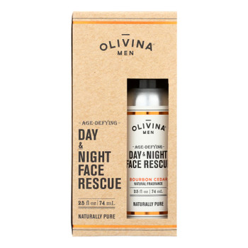 Olivina Men - Face Age Defy Burbon Cedr - 2.5 OZ