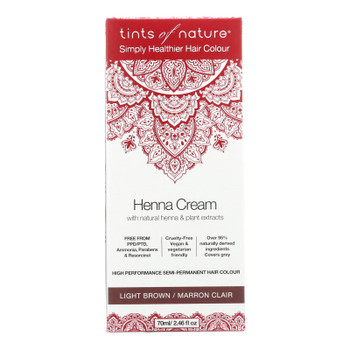 Tints Of Nature - Henna Cream Light Brown - 2.46 FZ