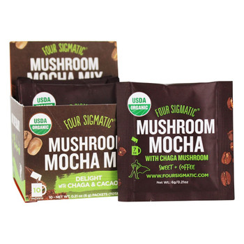 Four Sigmatic - Mushroom Mocha Chaga - 1 Each - 10 CT Four Sigmatic - Mushroom Mocha Chaga - 1 Each - 10 CT