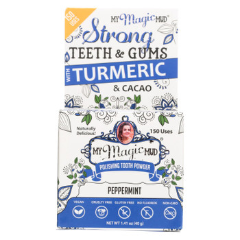 My Magic Mud - Tooth Powder Pprmnt Tumrc - 1.41 OZ