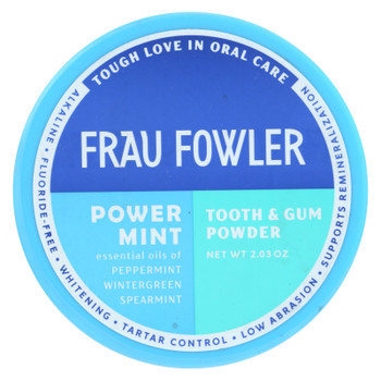 Frau Fowler - Powder Power Mint Tooth - 1 Each - 2.03 OZ