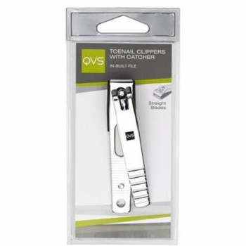 Qvs - Nail Clipp W/catch Strght - Case of 3 - 1 CT Qvs - Nail Clipp W/catch Strght - Case of 3 - 1 CT