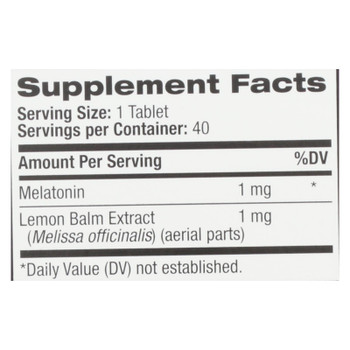 Natrol - Melatn Kids 1mg Fd Straw - 1 Each - 40 TAB Natrol - Melatn Kids 1mg Fd Straw - 1 Each - 40 TAB