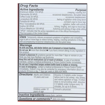 Hylands Homeopathic - Restful Legs Pm - 50 TAB