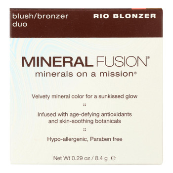 Mineral Fusion Minerals On A Mission Rio Blonzer Blush/Bronzer Duo  - 1 Each - .29 OZ