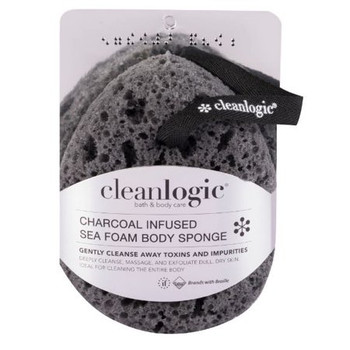Cleanlogic - Sea Sponge Charcoal Foam - 1 CT Cleanlogic - Sea Sponge Charcoal Foam - 1 CT