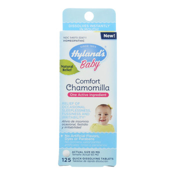 Hylands Homeopathic - Baby Comfrt Chamomilla - 125 TAB